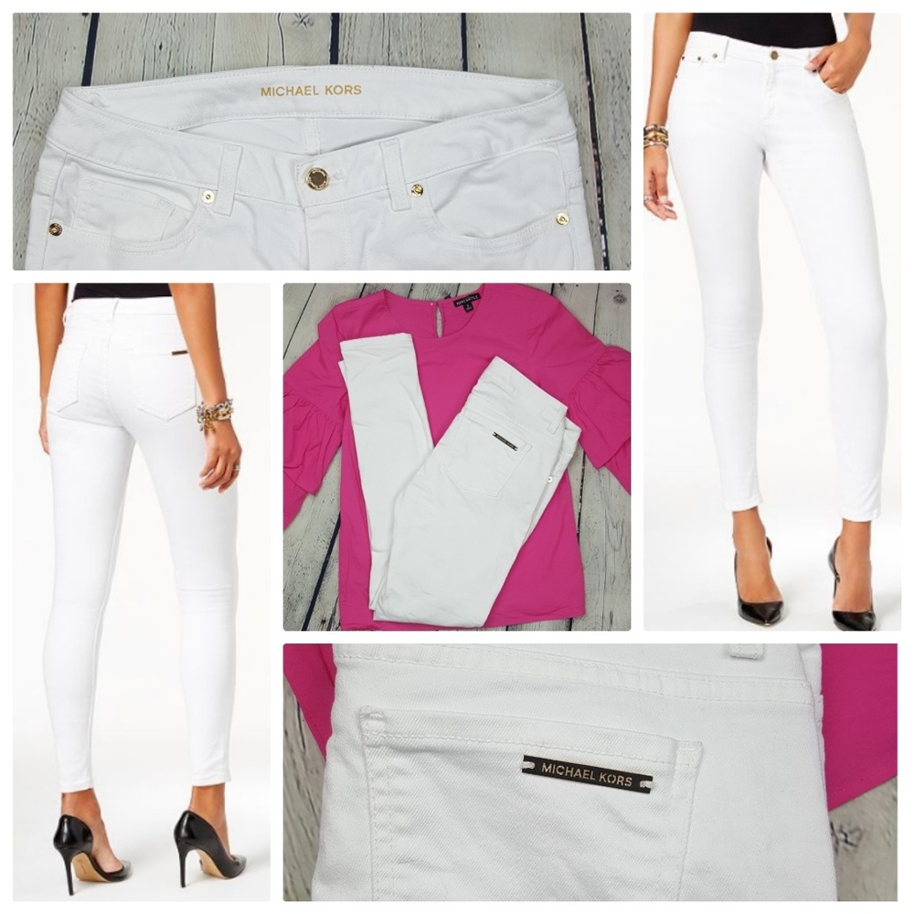 Michael Kors White Skinny Jeans